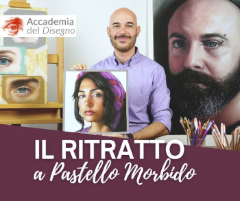 Accademia del Disegno: videocorso il Ritratto a Pastello morbido con Luca Tedde