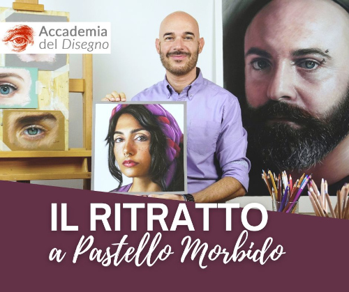 Accademia del Disegno: videocorso il Ritratto a Pastello morbido con Luca Tedde